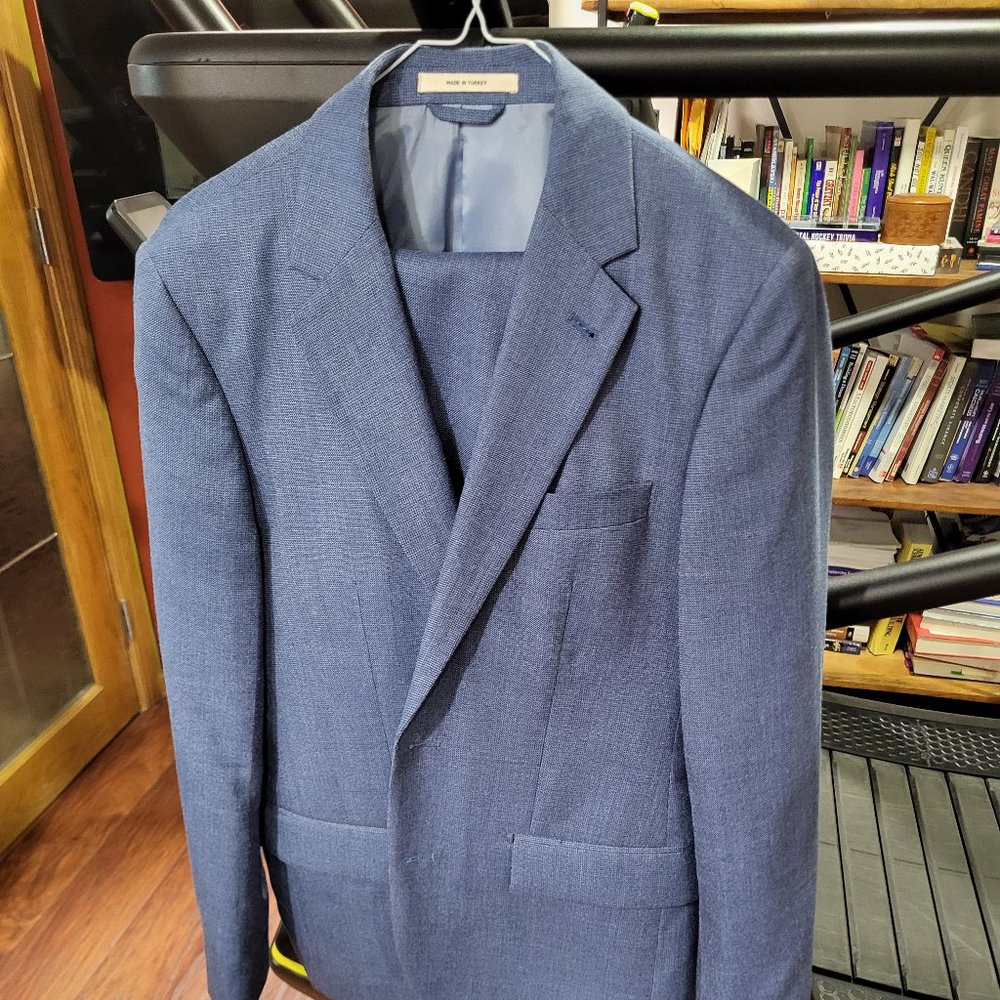 Club Monaco Suit - Baby Blue Grant Sz 40